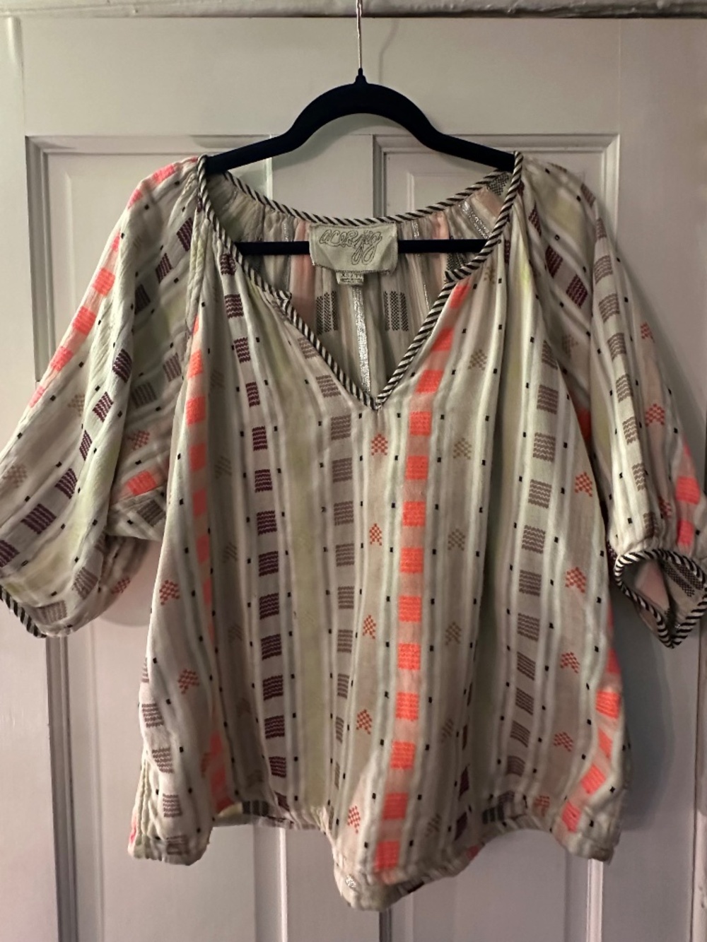 Ace & Jig balloon sleeve blouse